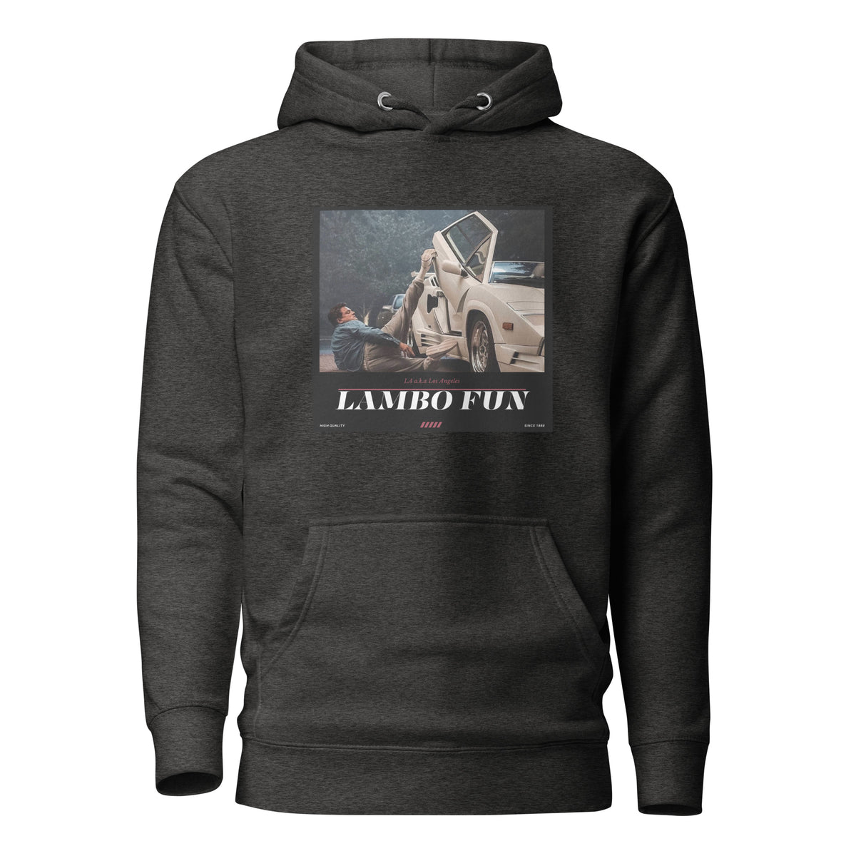 Lambo Fun Unisex Hoodie - Maroon Hoodie - Shop at funfusionthreads.com